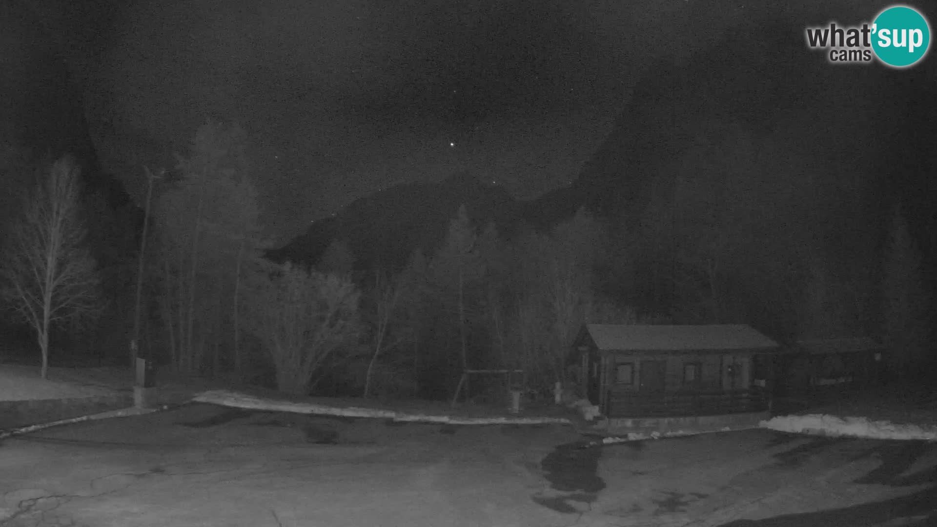 Log pod Mangartom webcam – View to Jerebica and Rombon – Bovec – Slovenia