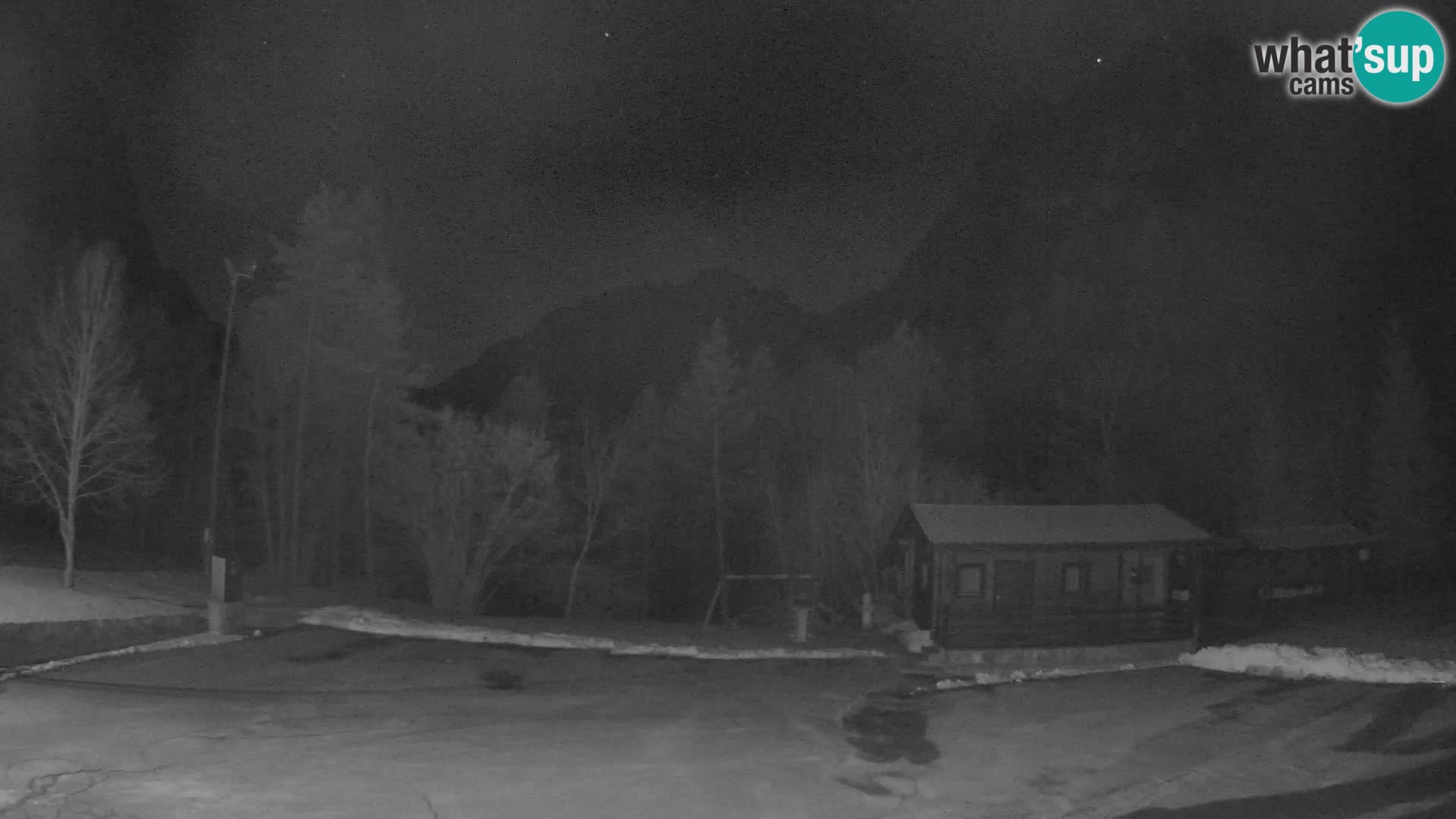 Log pod Mangartom webcam – Vue sur Jerebica et Rombon – Bovec – Slovénie