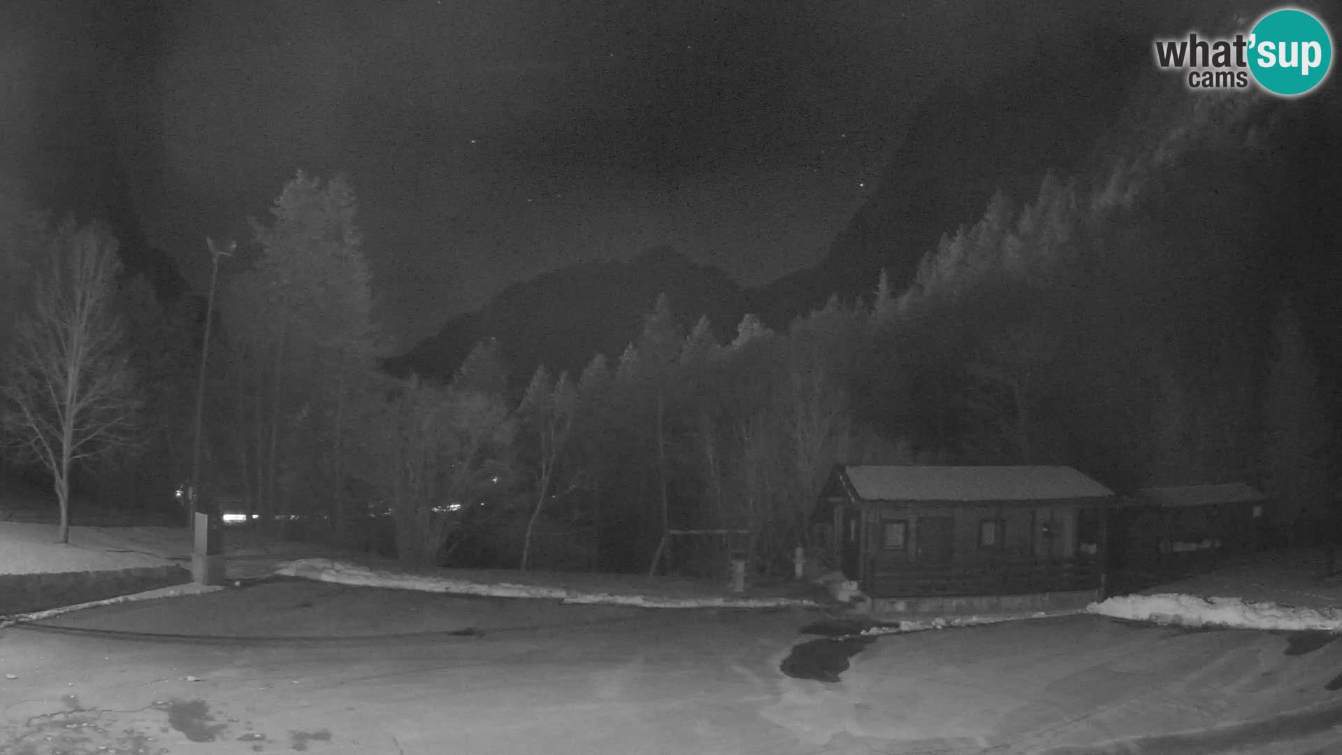 Log pod Mangartom webcam – View to Jerebica and Rombon – Bovec – Slovenia