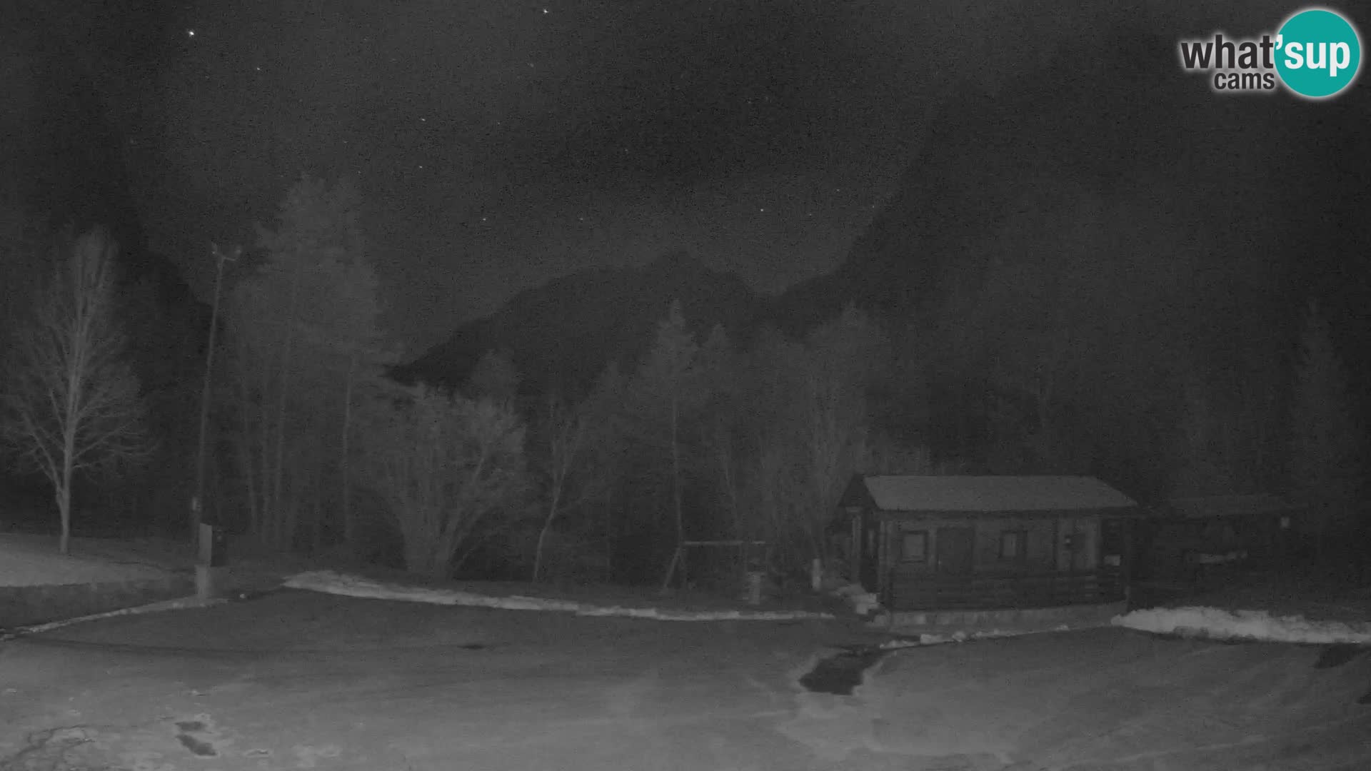 Log pod Mangartom webcam – View to Jerebica and Rombon – Bovec – Slovenia