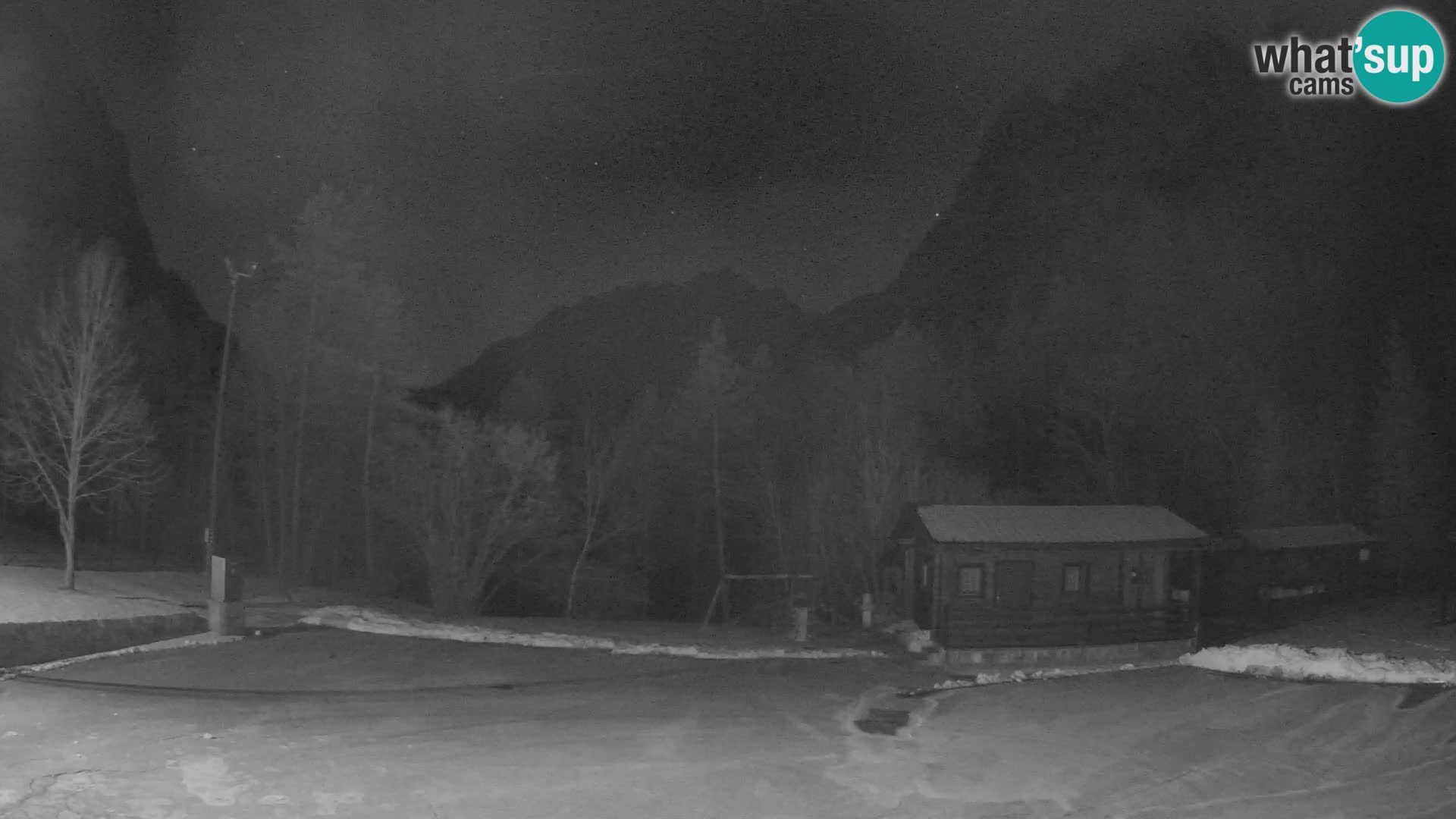 Log pod Mangartom webcam – Vue sur Jerebica et Rombon – Bovec – Slovénie