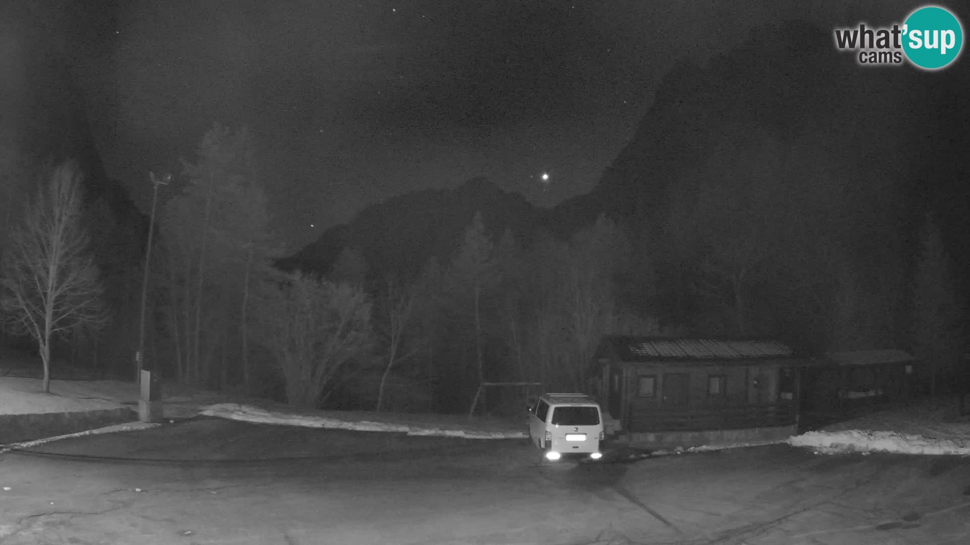 Log pod Mangartom webcam – View to Jerebica and Rombon – Bovec – Slovenia