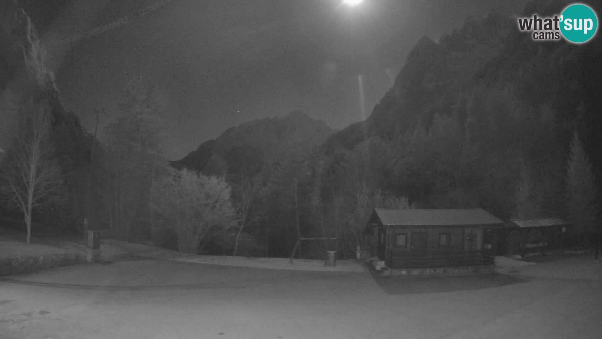 Log pod Mangartom Webcam – Blick auf Jerebica und Rombon – Bovec – Slowenien