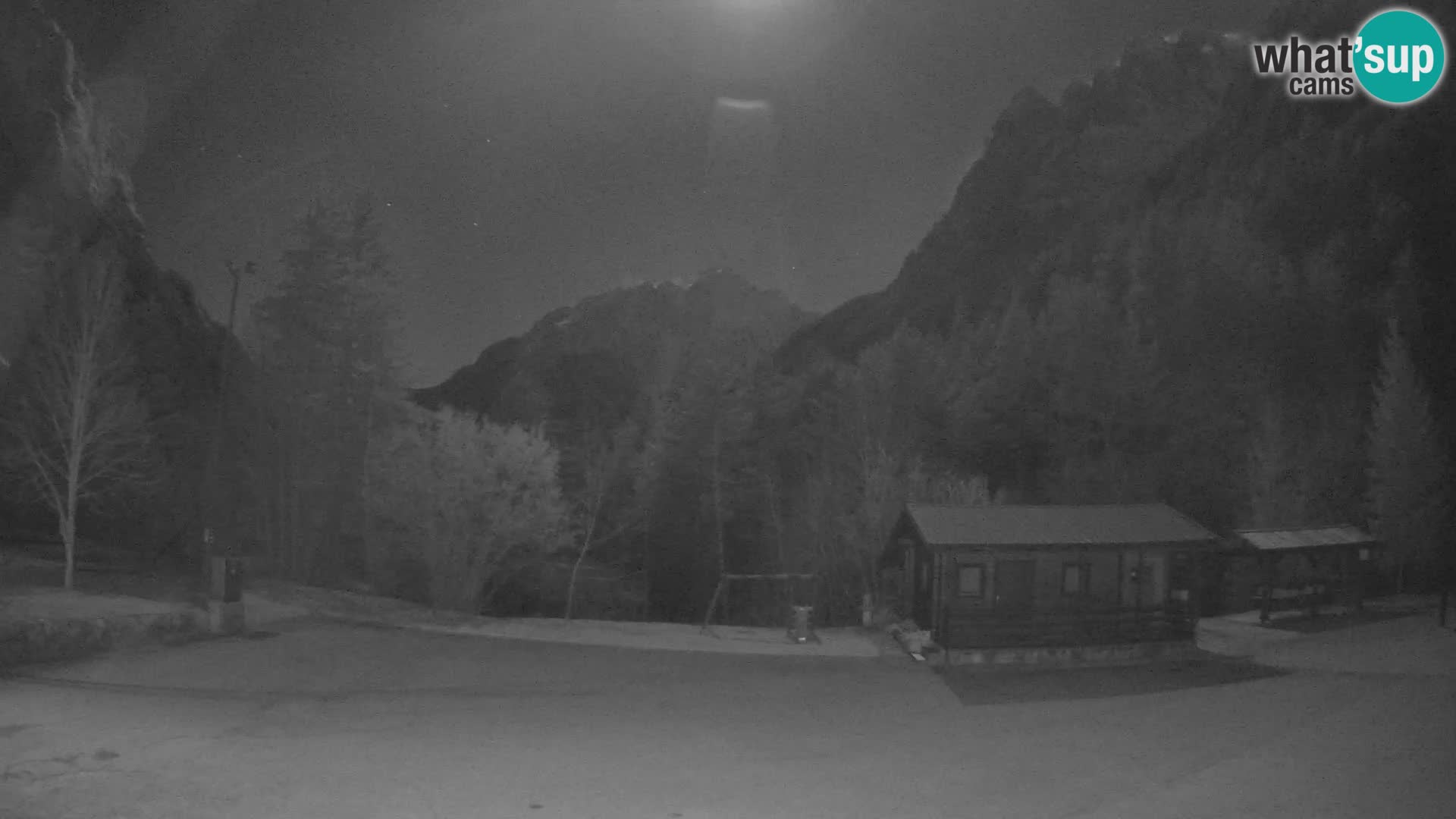 Log pod Mangartom webcam – Vue sur Jerebica et Rombon – Bovec – Slovénie