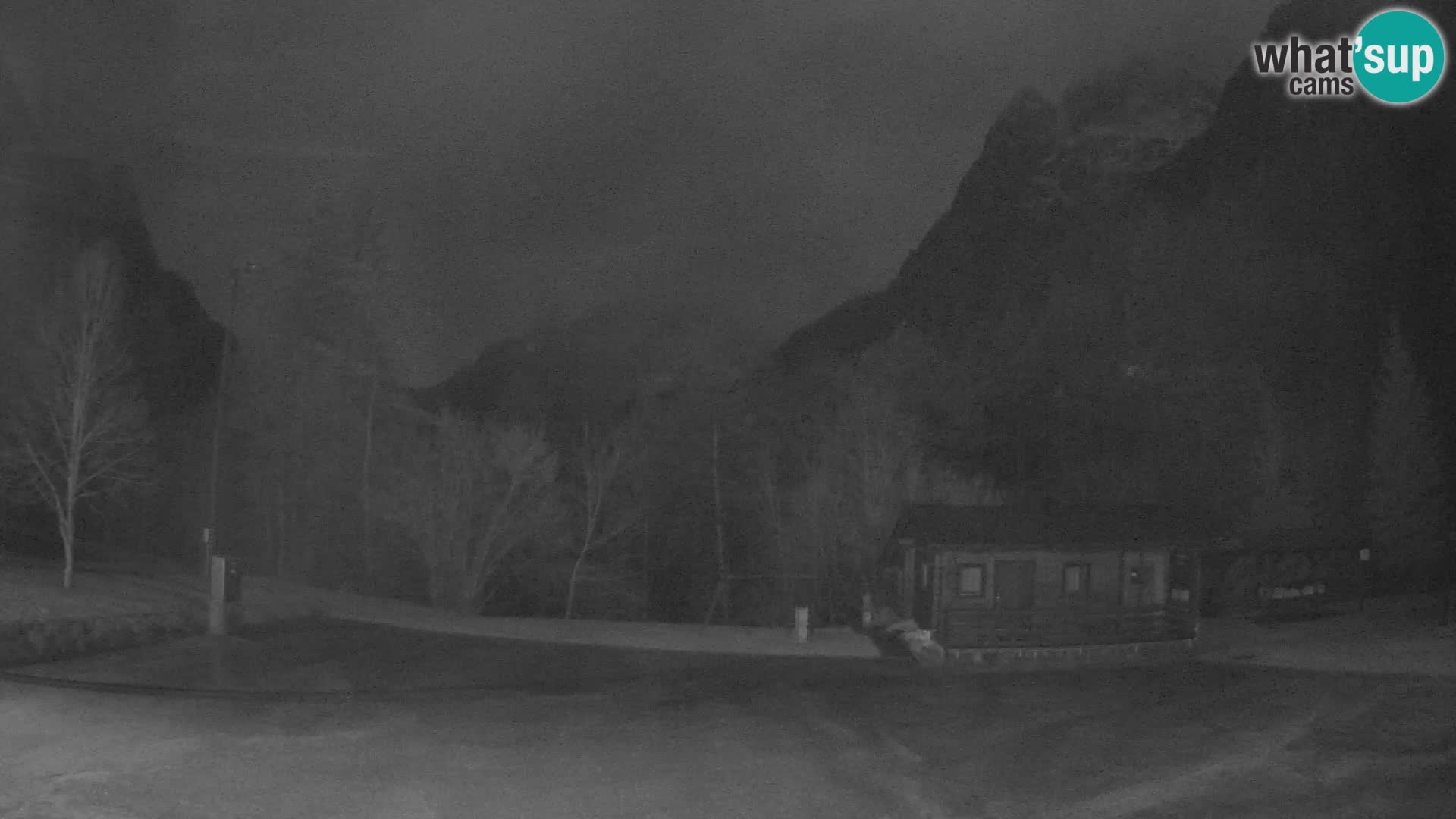 Log pod Mangartom webcam – View to Jerebica and Rombon – Bovec – Slovenia