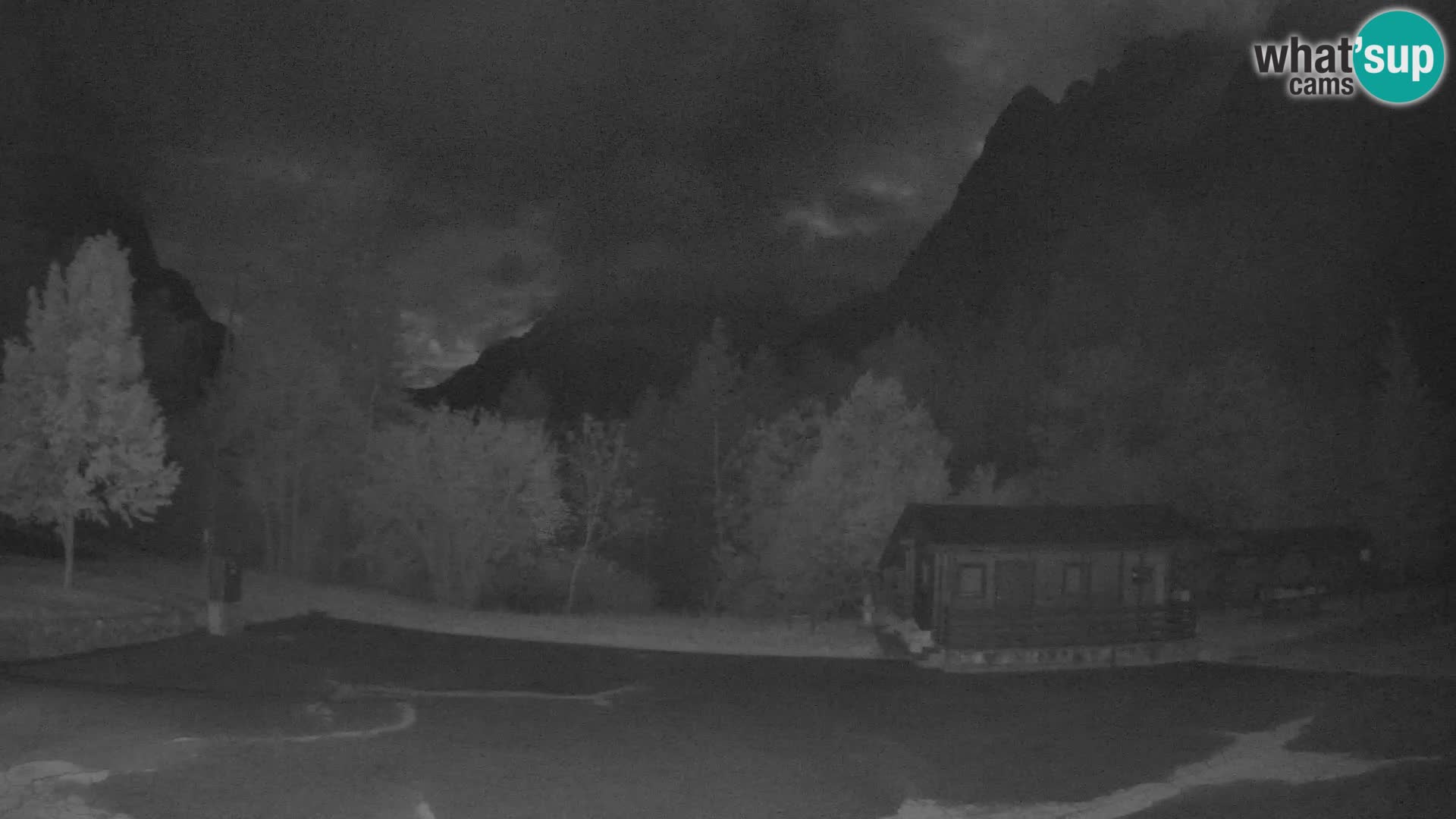 Web kamera Log pod Mangartom – Pogled na Jerebicu i Rombon – Bovec – Slovenija