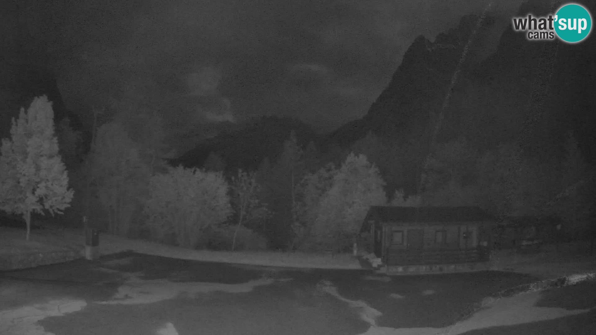 Log pod Mangartom webcam – View to Jerebica and Rombon – Bovec – Slovenia