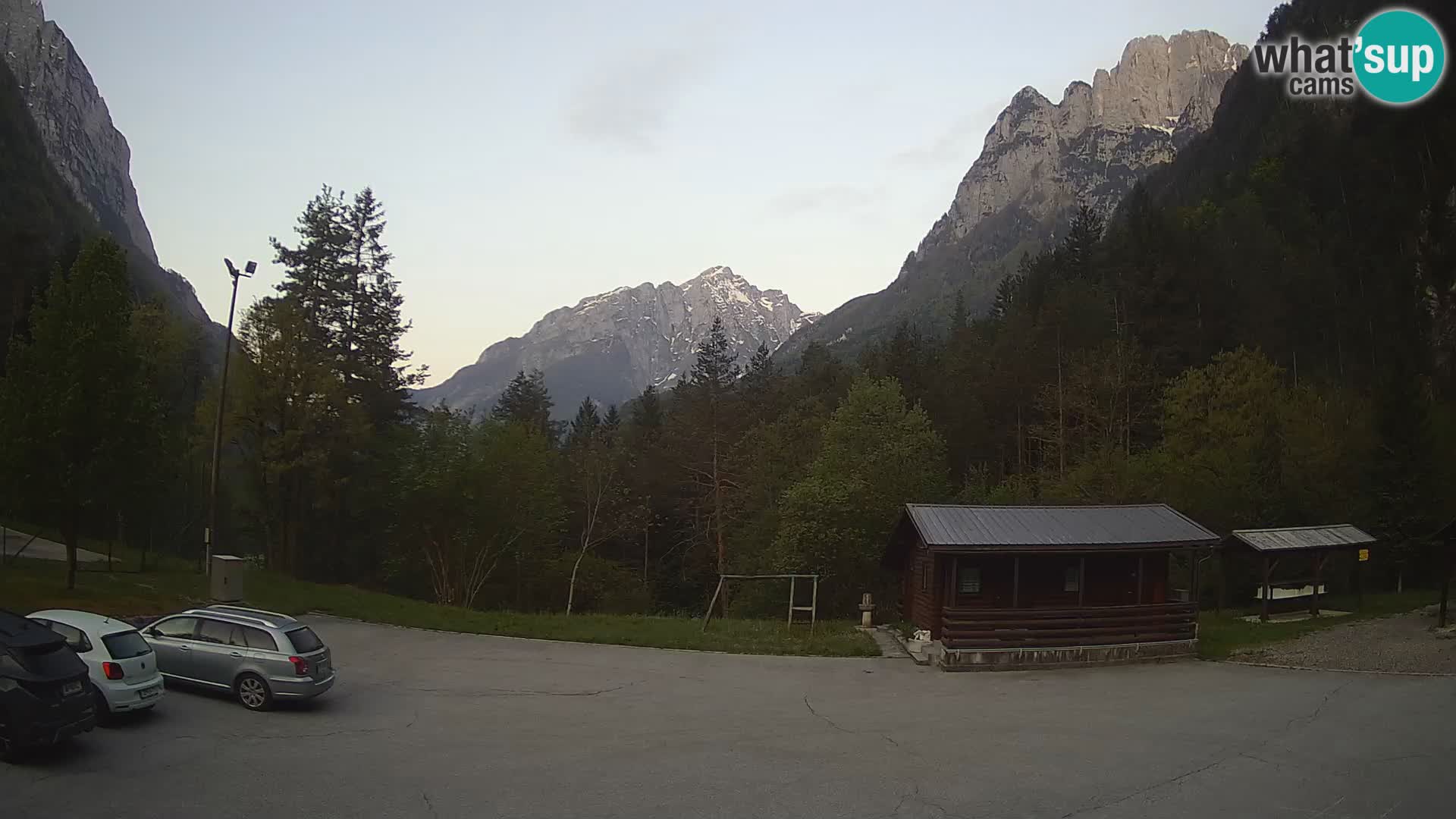 Cámara web Log pod Mangartom – Vista a Jerebica y Rombon – Bovec – Eslovenia