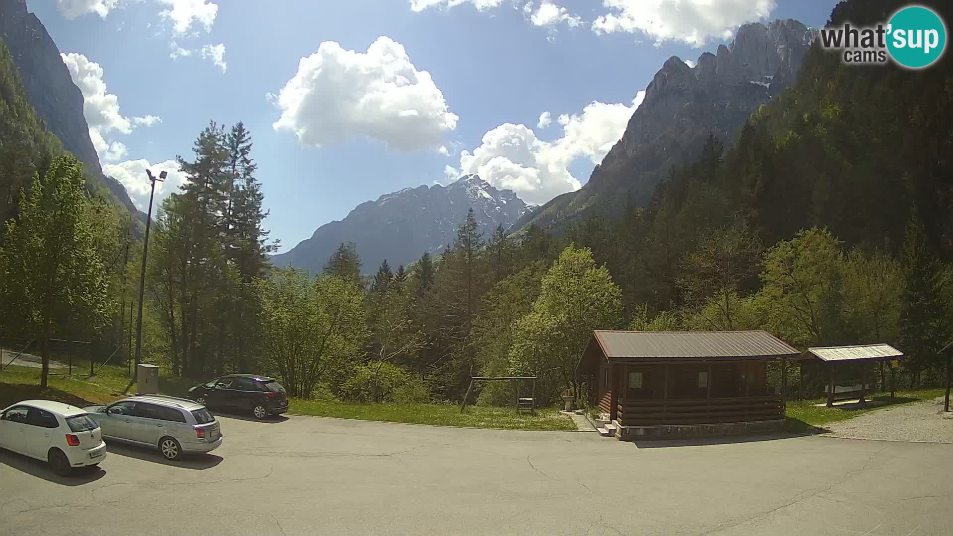 Cámara web Log pod Mangartom – Vista a Jerebica y Rombon – Bovec – Eslovenia