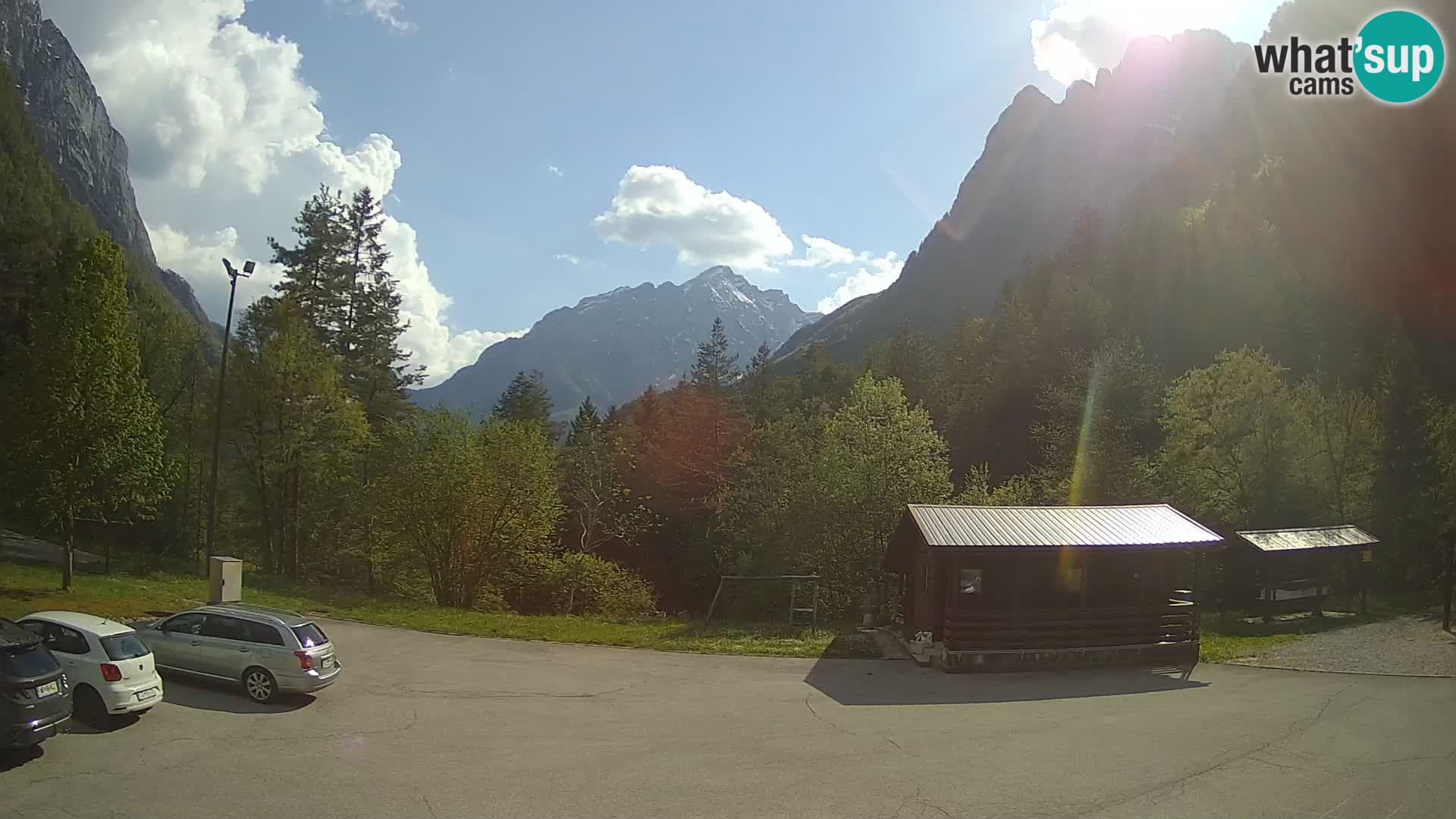 Cámara web Log pod Mangartom – Vista a Jerebica y Rombon – Bovec – Eslovenia