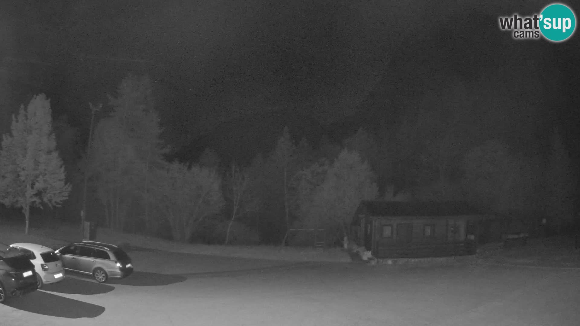 Log pod Mangartom webcam – Vista su Jerebica e Rombon – Bovec – Slovenia