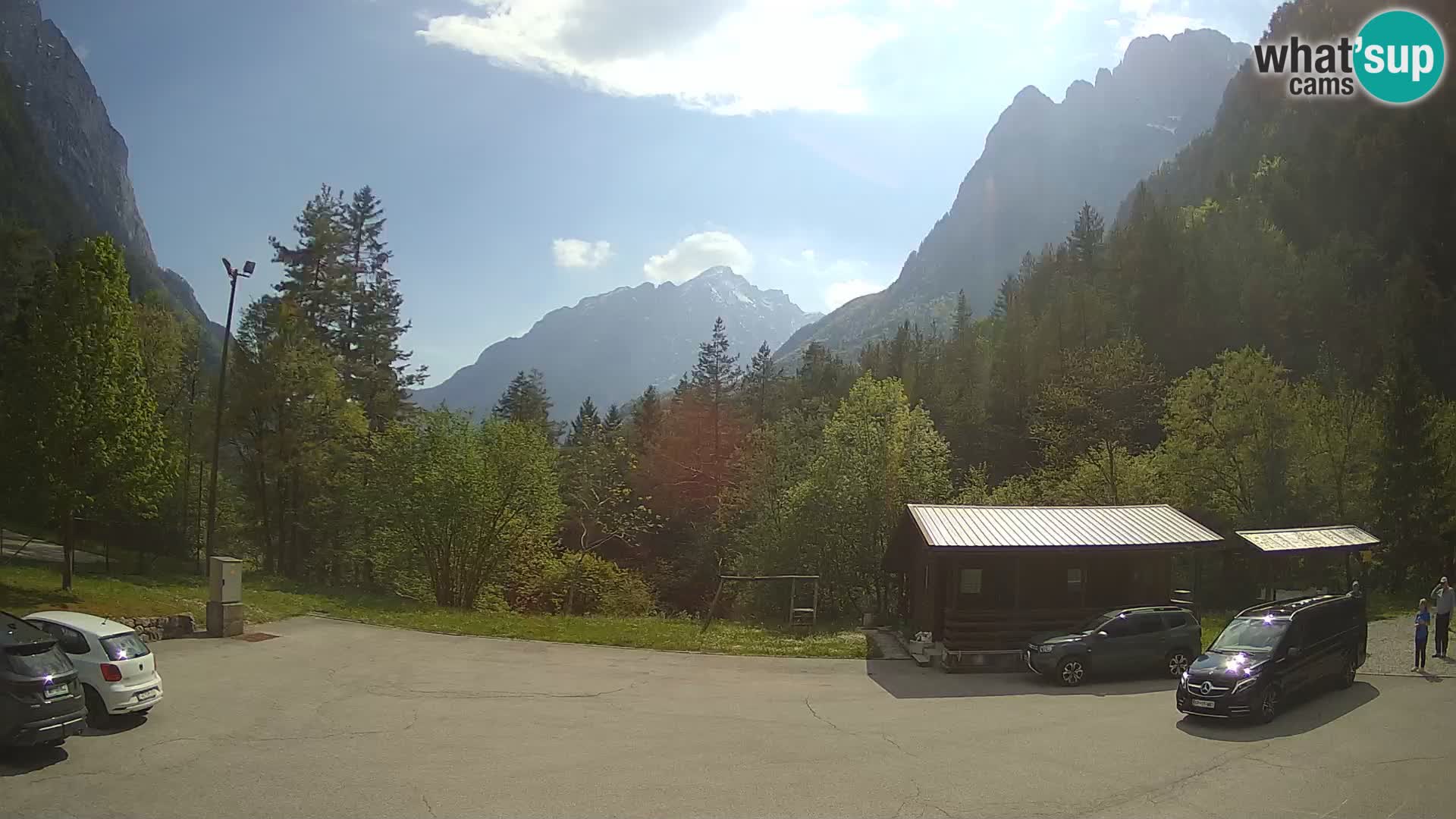 Cámara web Log pod Mangartom – Vista a Jerebica y Rombon – Bovec – Eslovenia