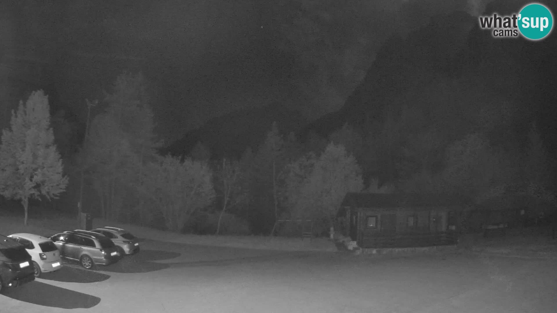 Log pod Mangartom Webcam – Blick auf Jerebica und Rombon – Bovec – Slowenien