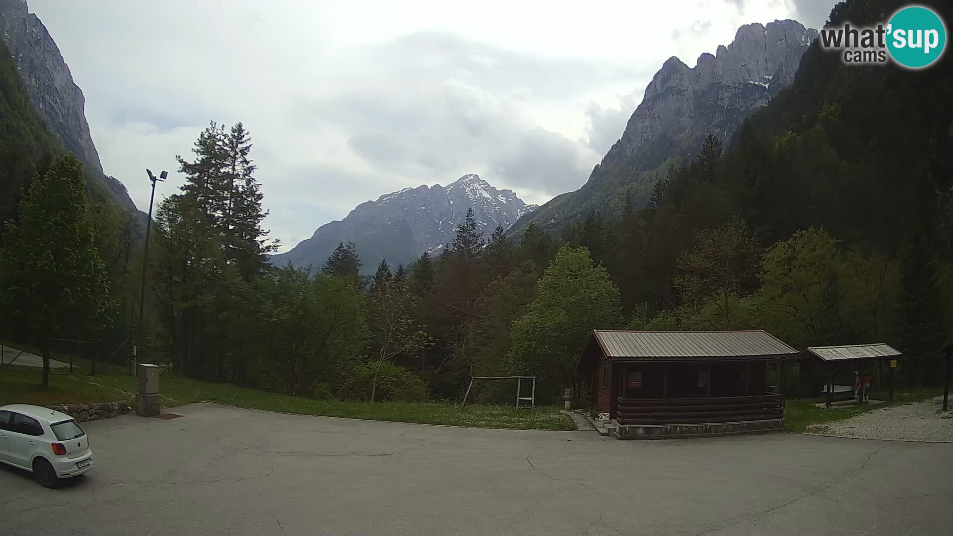 Cámara web Log pod Mangartom – Vista a Jerebica y Rombon – Bovec – Eslovenia