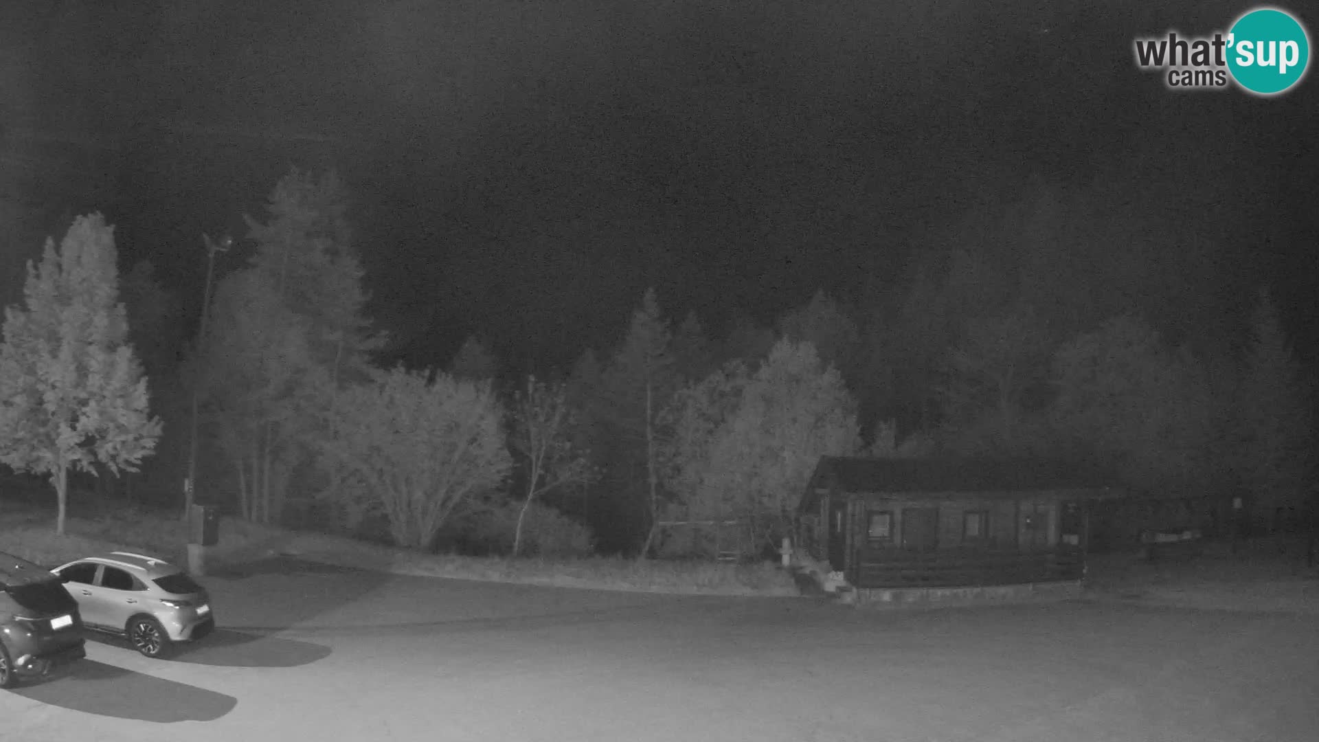 Log pod Mangartom webcam – View to Jerebica and Rombon – Bovec – Slovenia