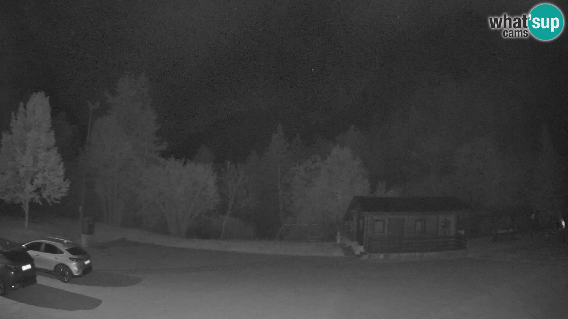 Spletna kamera Log pod Mangartom – Pogled na Jerebico in Rombon – Bovec – Slovenija