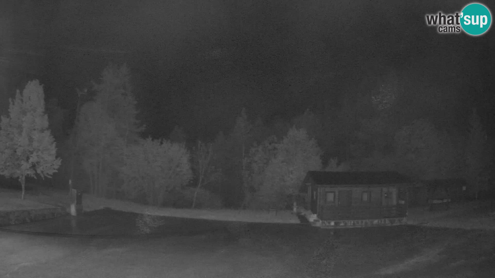 Spletna kamera Log pod Mangartom – Pogled na Jerebico in Rombon – Bovec – Slovenija