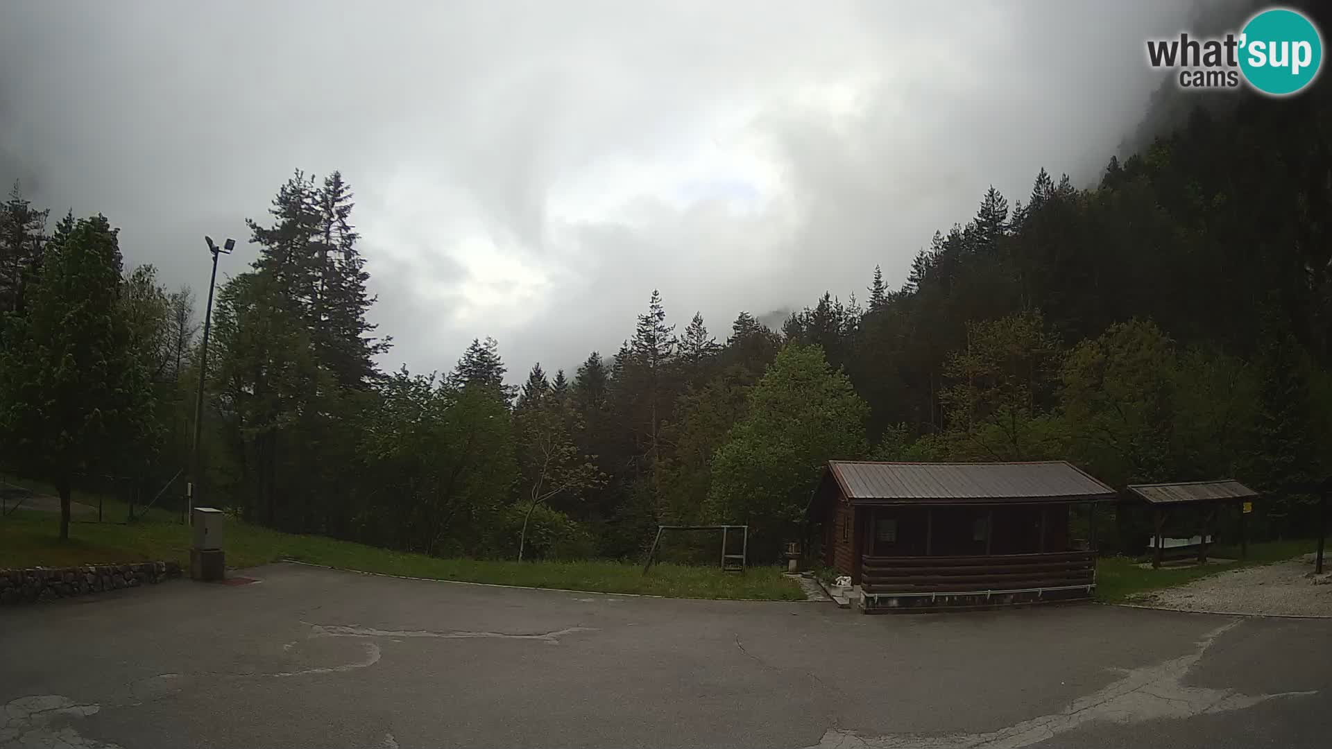 Cámara web Log pod Mangartom – Vista a Jerebica y Rombon – Bovec – Eslovenia