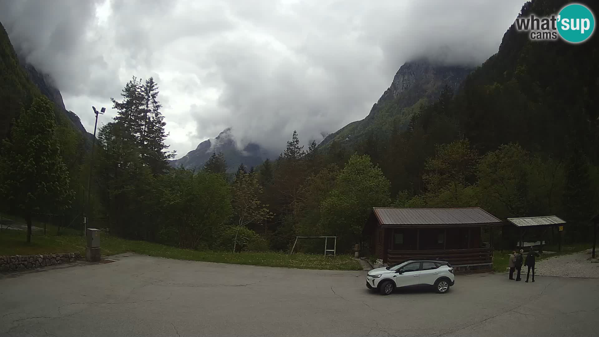 Log pod Mangartom webcam – Vue sur Jerebica et Rombon – Bovec – Slovénie