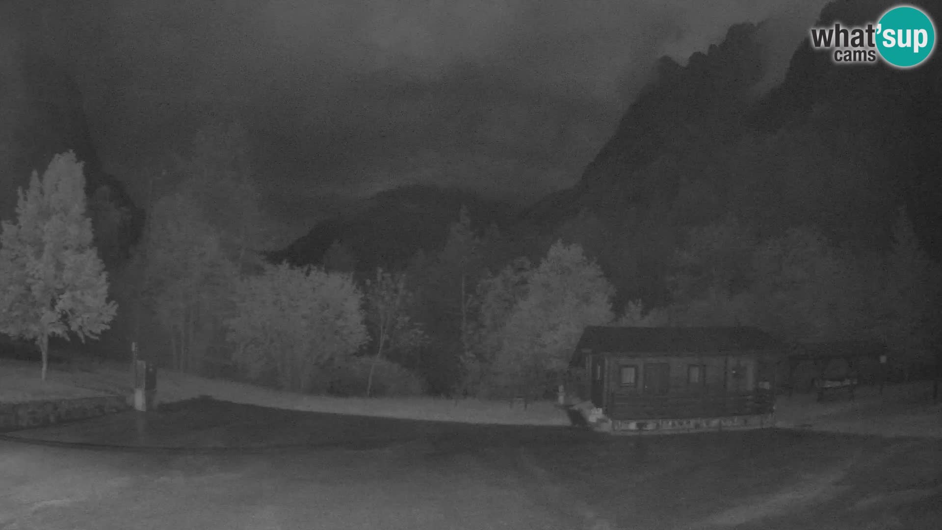 Log pod Mangartom Webcam – Blick auf Jerebica und Rombon – Bovec – Slowenien