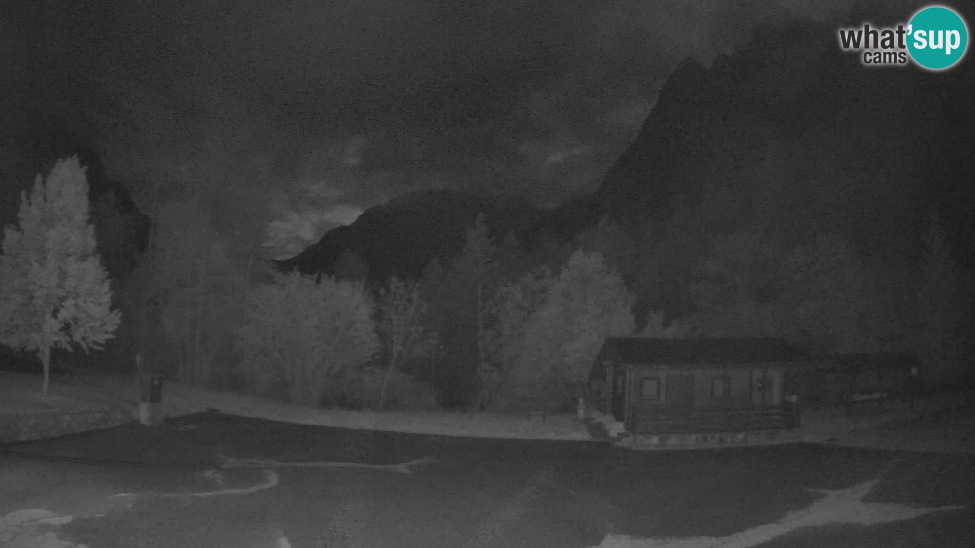Log pod Mangartom Webcam – Blick auf Jerebica und Rombon – Bovec – Slowenien