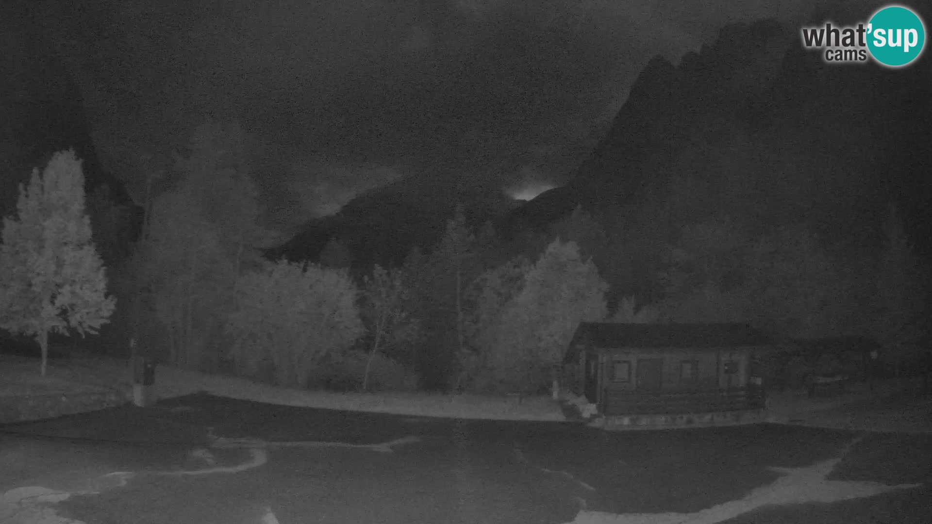 Log pod Mangartom Webcam – Blick auf Jerebica und Rombon – Bovec – Slowenien