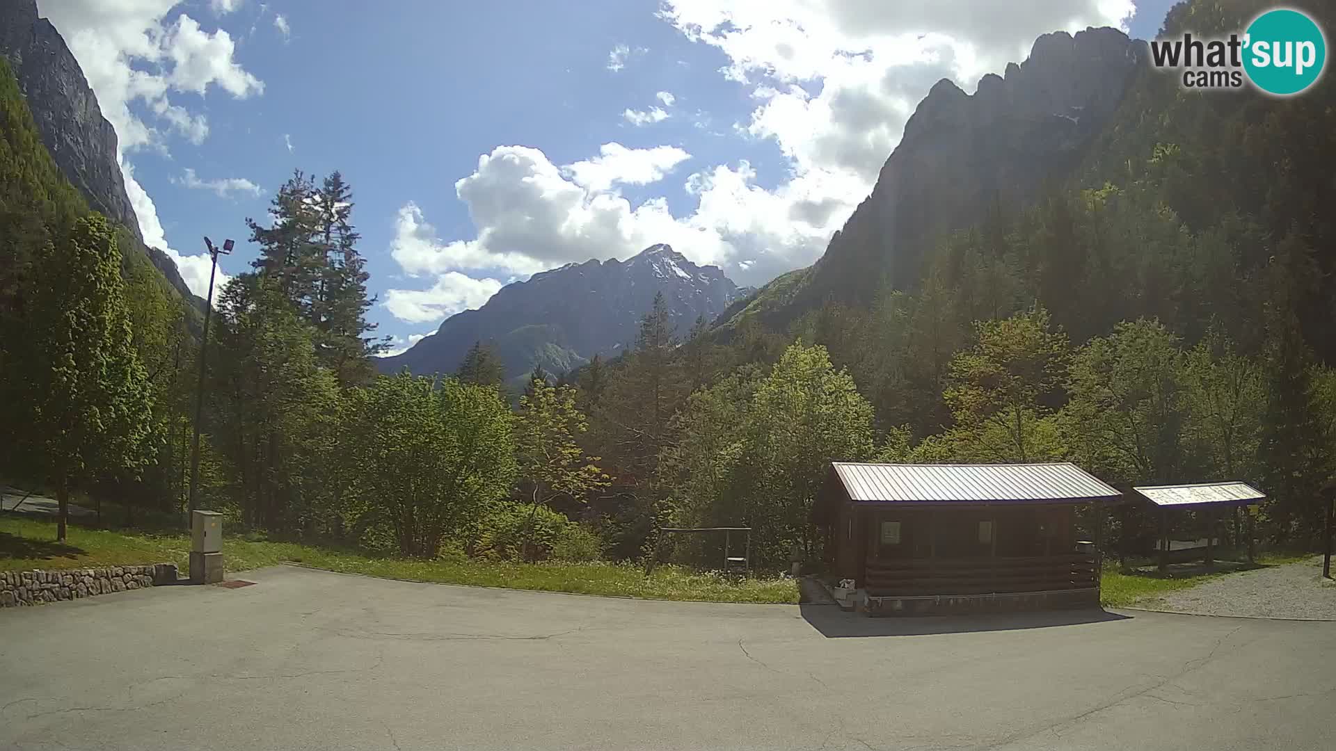 Cámara web Log pod Mangartom – Vista a Jerebica y Rombon – Bovec – Eslovenia