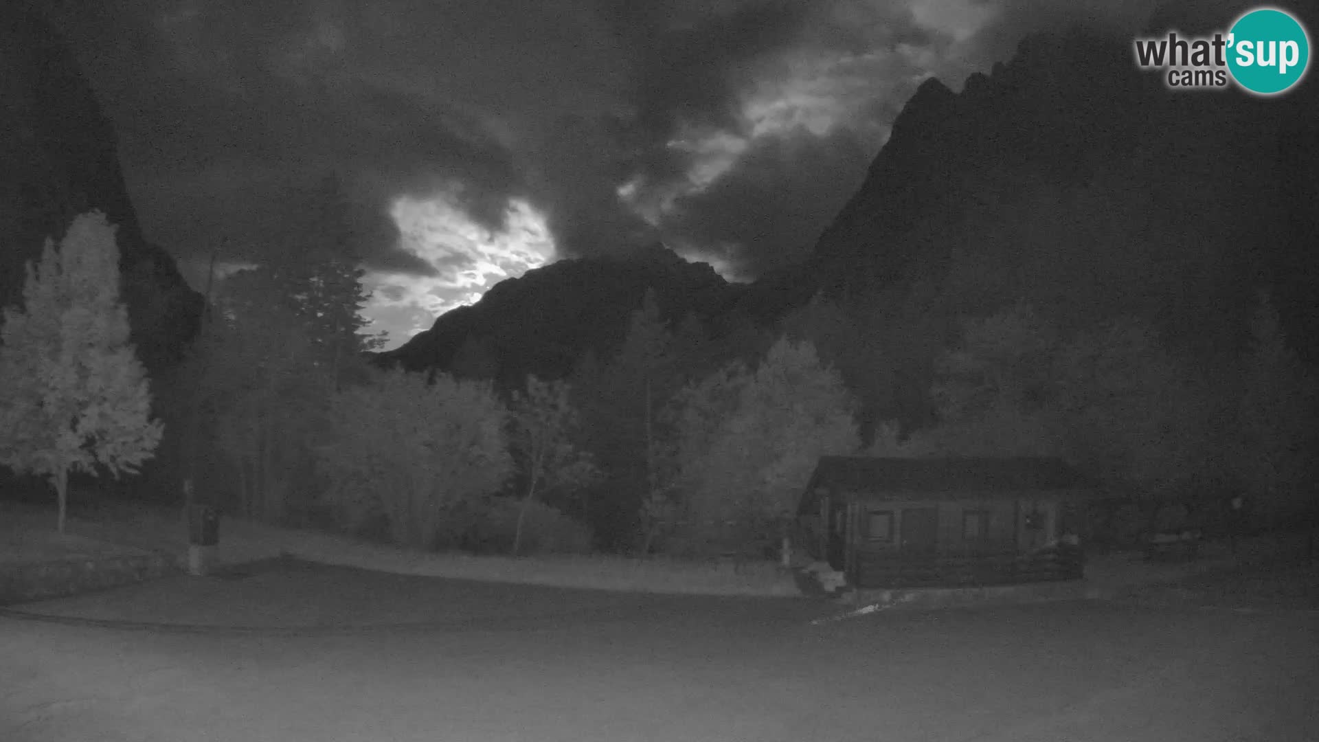 Cámara web Log pod Mangartom – Vista a Jerebica y Rombon – Bovec – Eslovenia