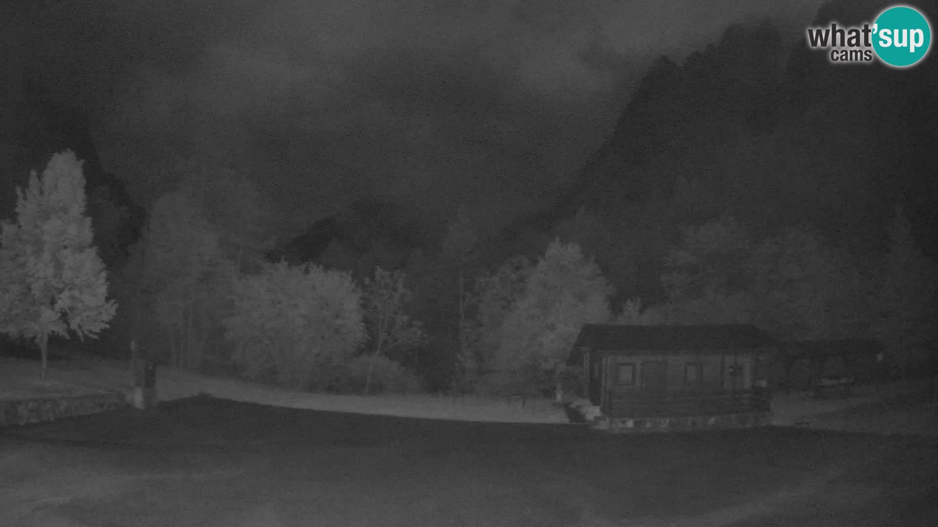 Log pod Mangartom webcam – View to Jerebica and Rombon – Bovec – Slovenia