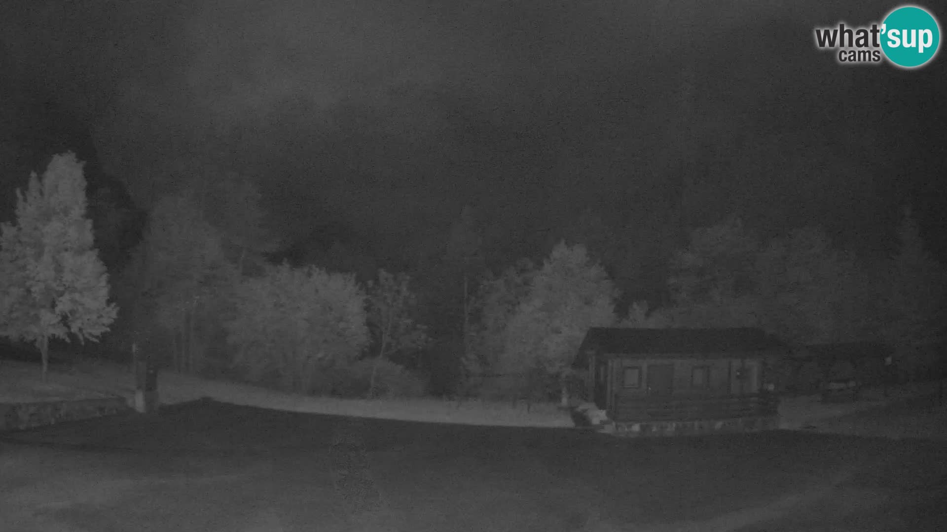 Log pod Mangartom webcam – View to Jerebica and Rombon – Bovec – Slovenia