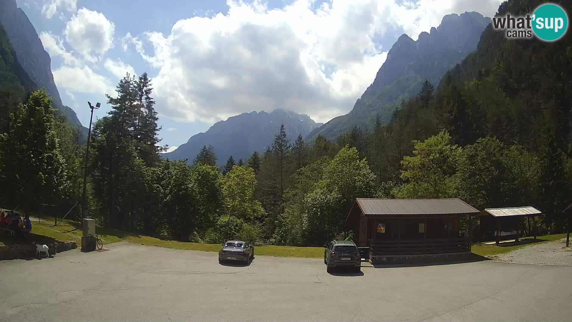 Log pod Mangartom webcam – Vue sur Jerebica et Rombon – Bovec – Slovénie