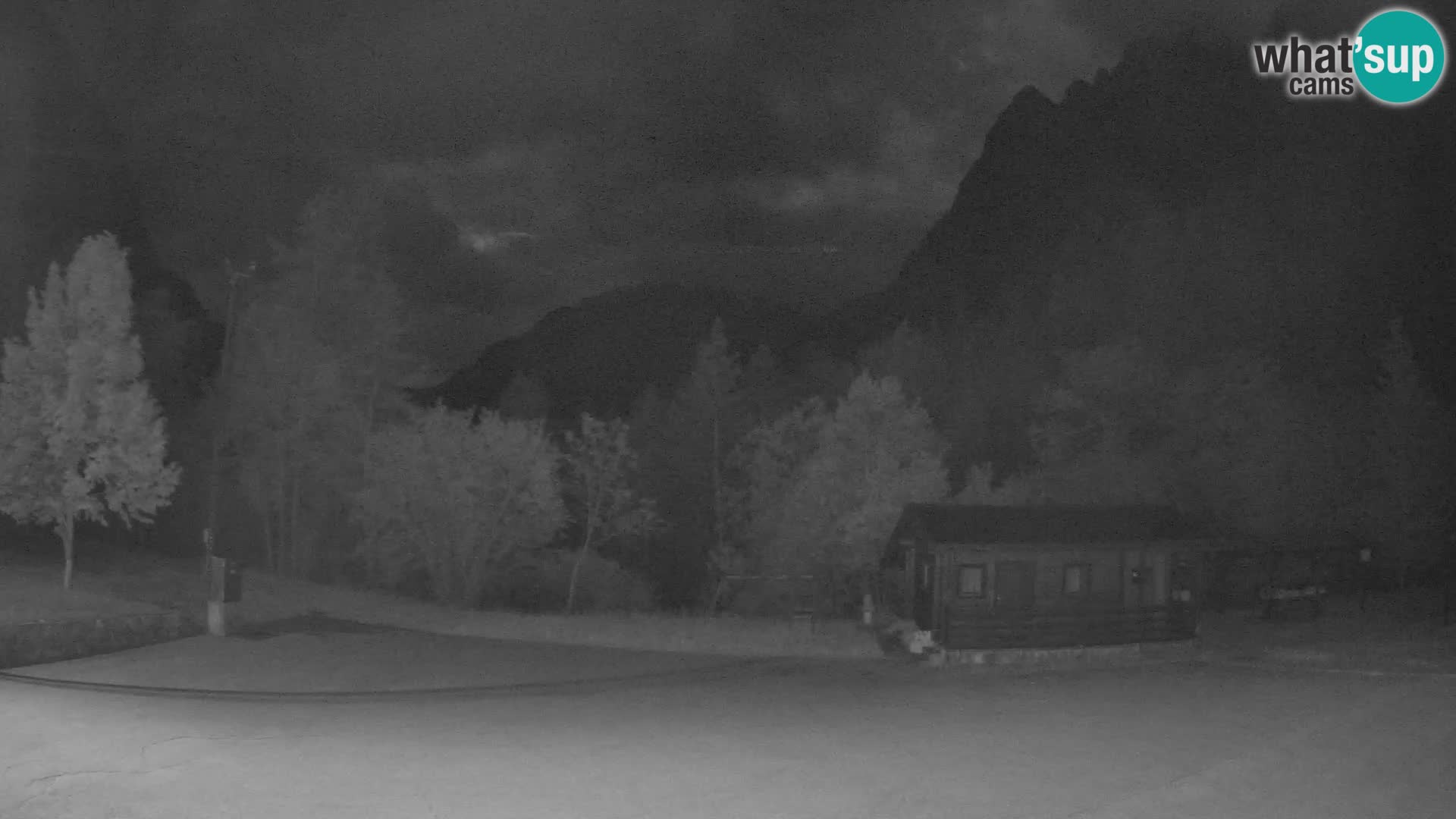 Log pod Mangartom webcam – Vue sur Jerebica et Rombon – Bovec – Slovénie