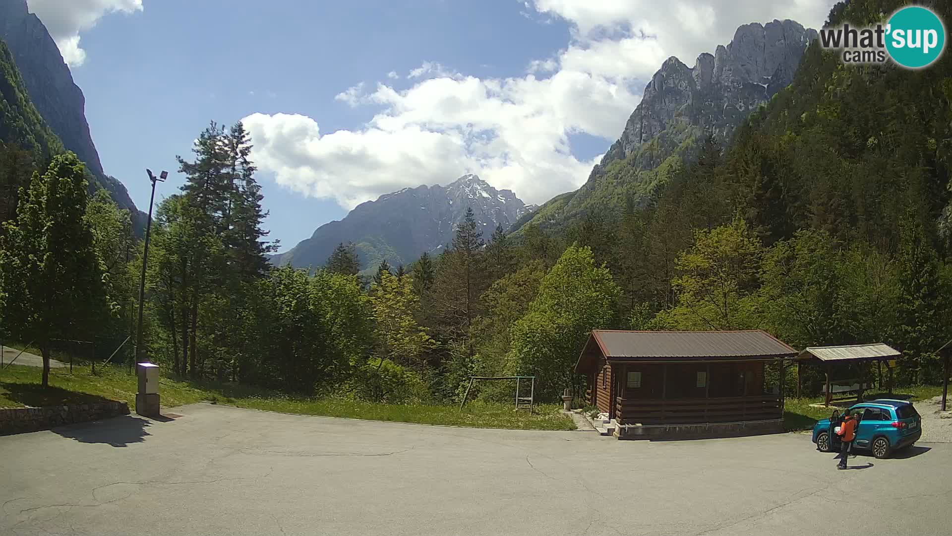 Web kamera Log pod Mangartom – Pogled na Jerebicu i Rombon – Bovec – Slovenija