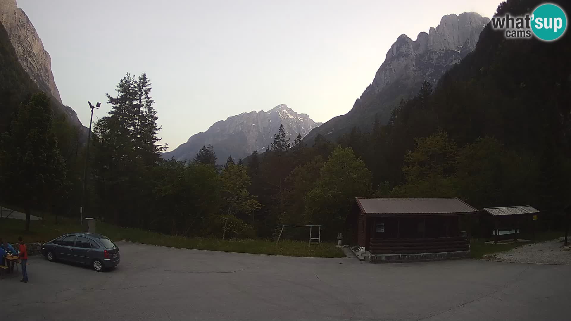 Cámara web Log pod Mangartom – Vista a Jerebica y Rombon – Bovec – Eslovenia