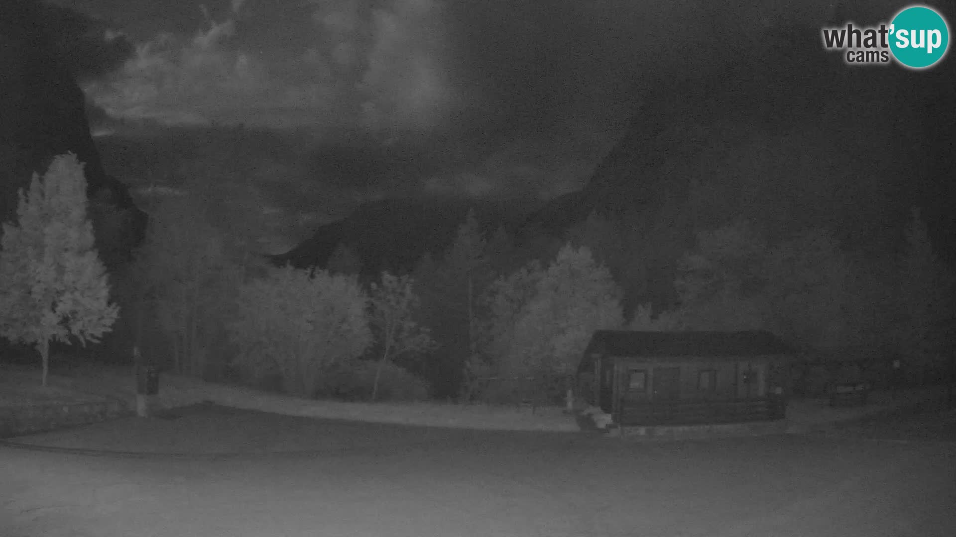 Log pod Mangartom Webcam – Blick auf Jerebica und Rombon – Bovec – Slowenien