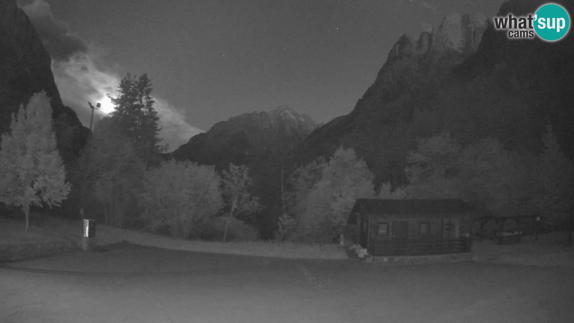 Cámara web Log pod Mangartom – Vista a Jerebica y Rombon – Bovec – Eslovenia