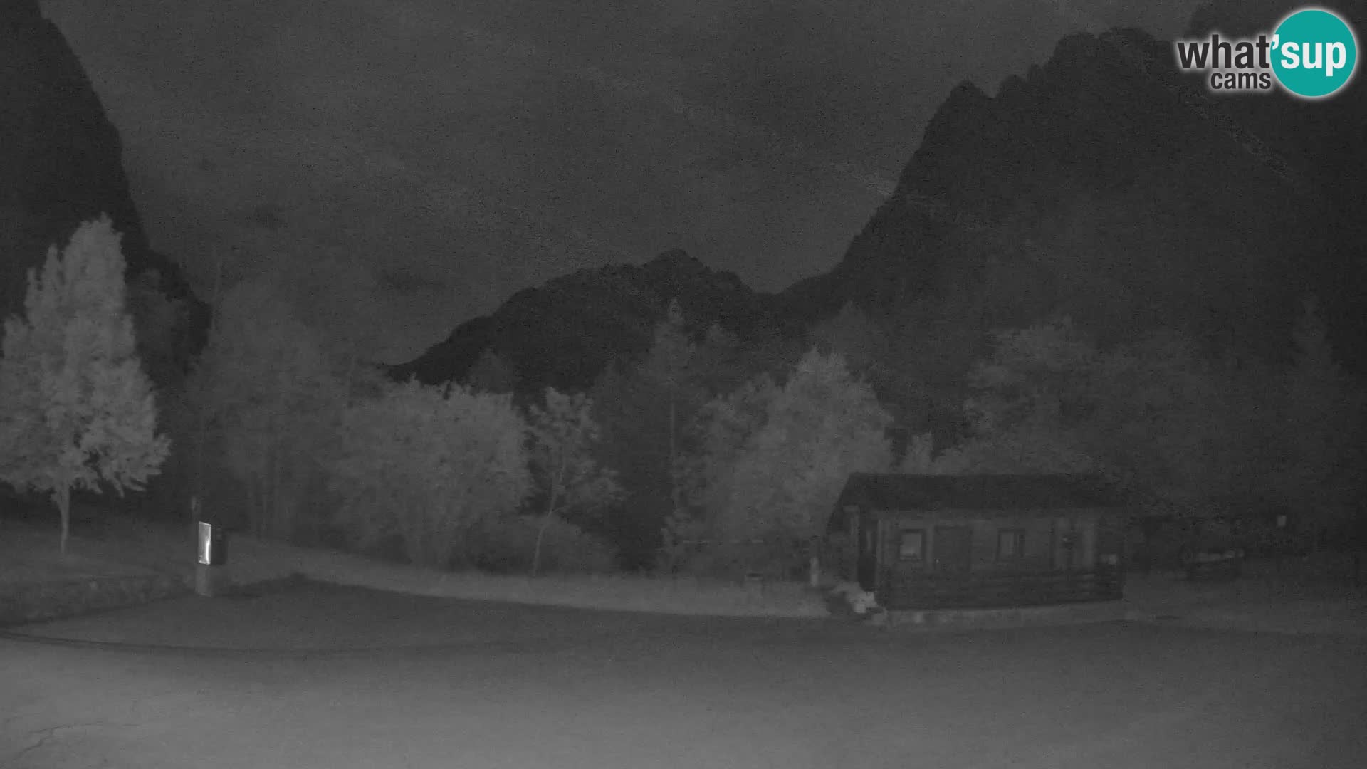 Log pod Mangartom webcam – View to Jerebica and Rombon – Bovec – Slovenia