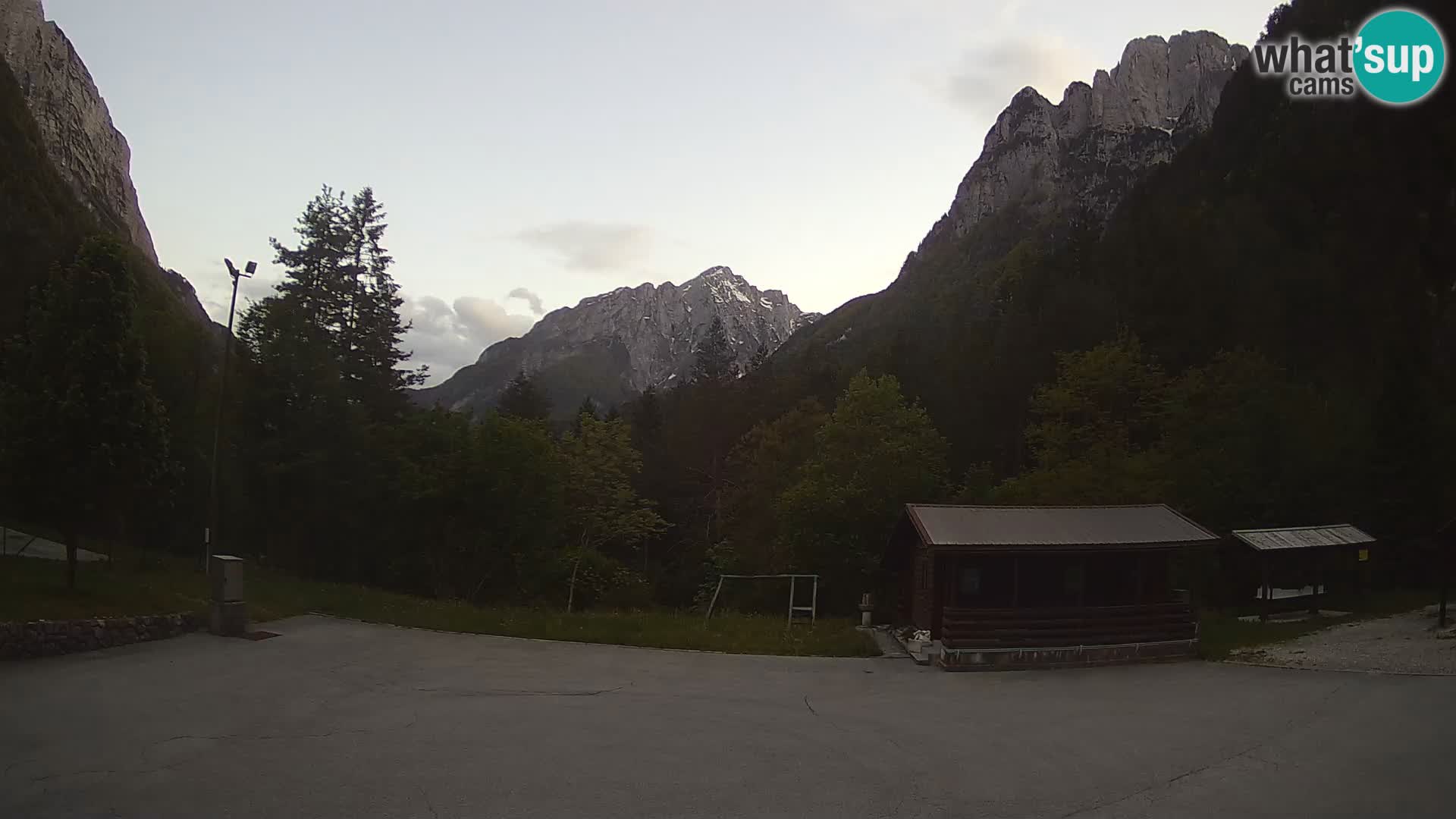 Cámara web Log pod Mangartom – Vista a Jerebica y Rombon – Bovec – Eslovenia