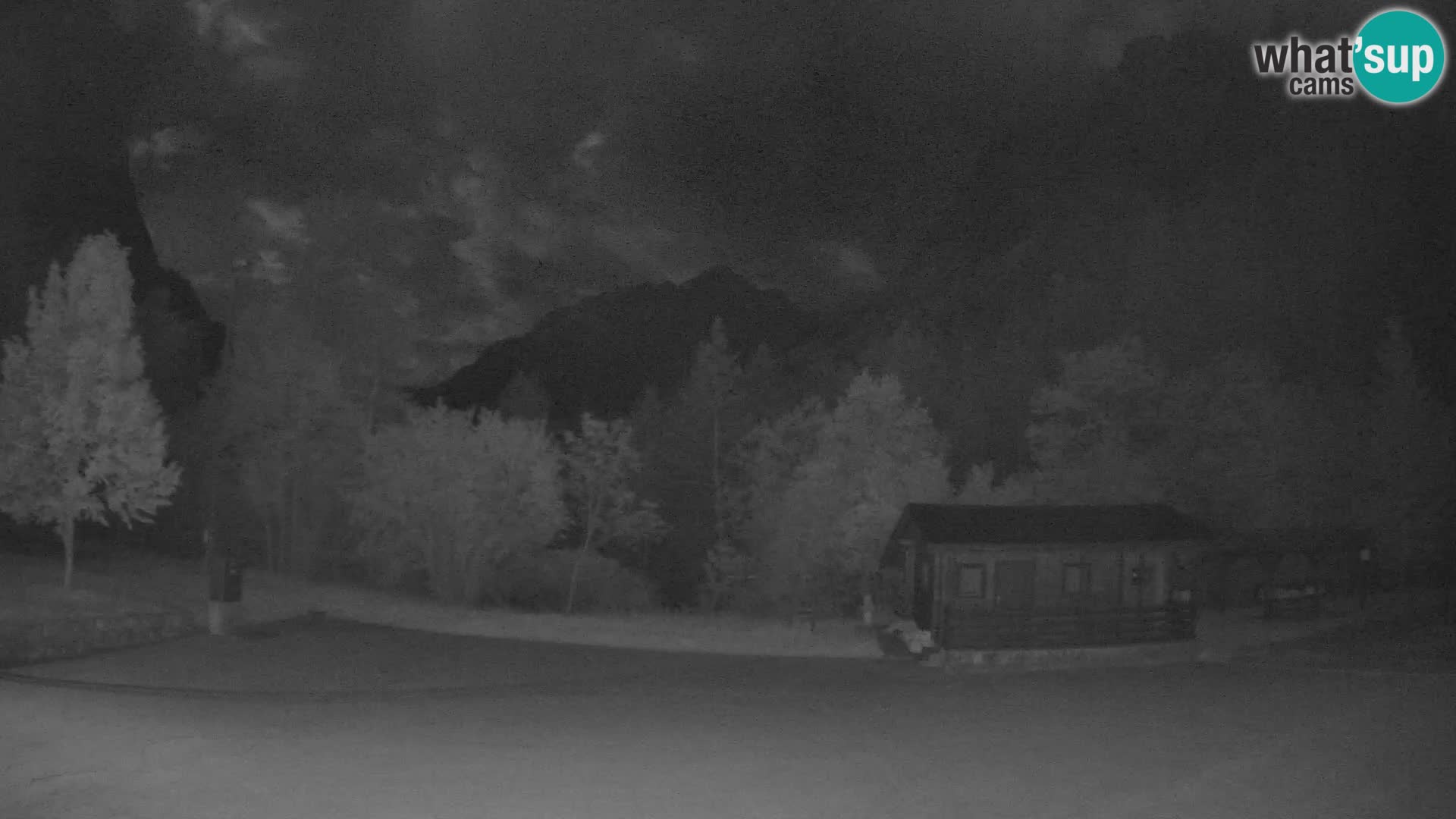 Log pod Mangartom webcam – Vue sur Jerebica et Rombon – Bovec – Slovénie