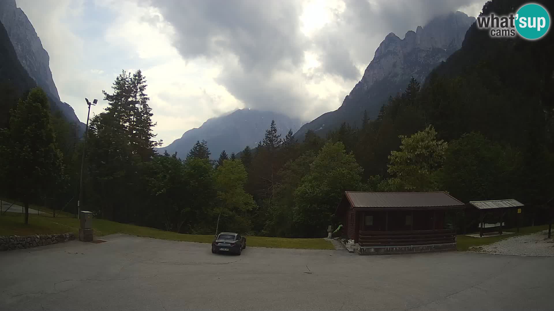 Cámara web Log pod Mangartom – Vista a Jerebica y Rombon – Bovec – Eslovenia