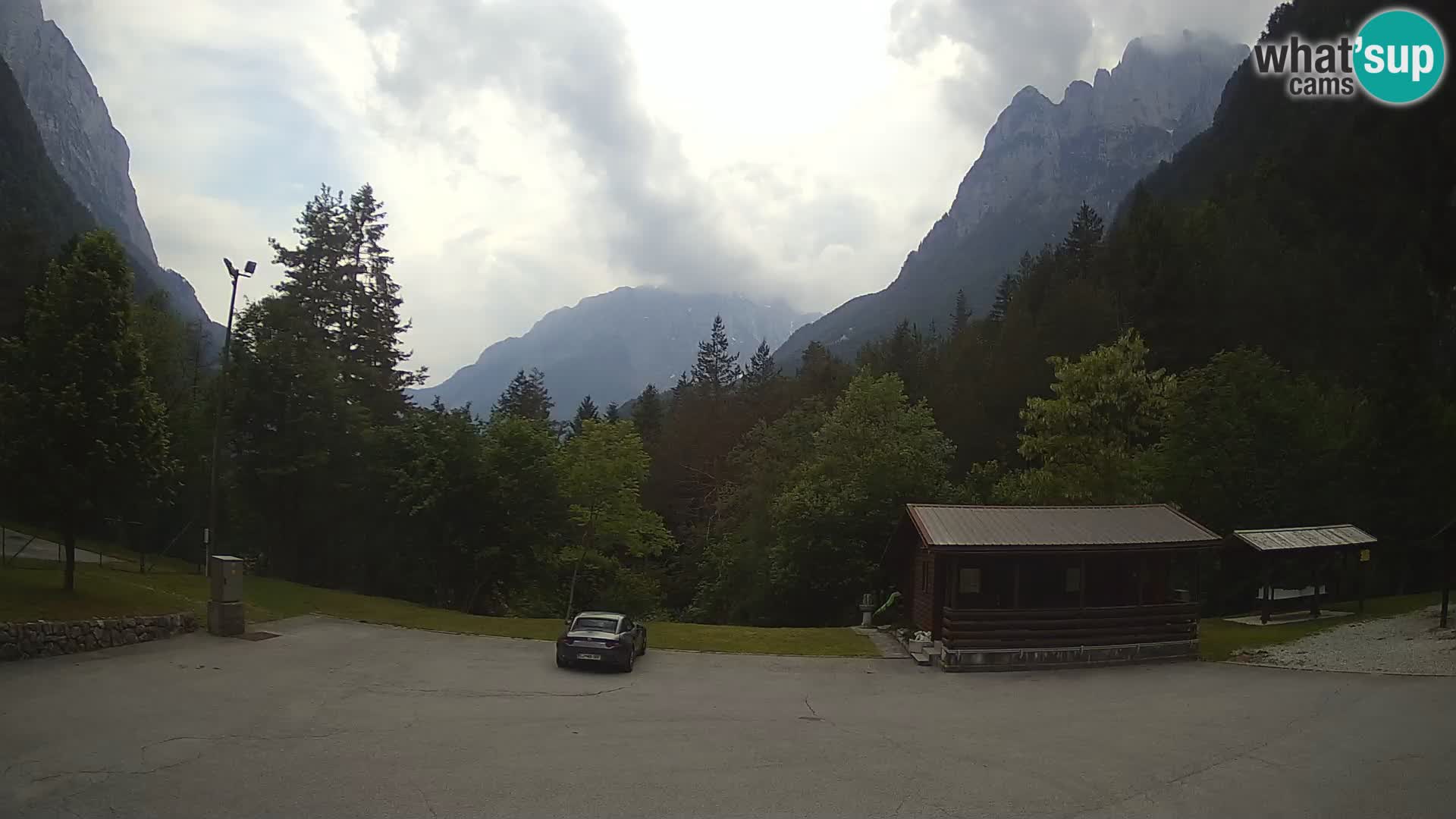 Cámara web Log pod Mangartom – Vista a Jerebica y Rombon – Bovec – Eslovenia