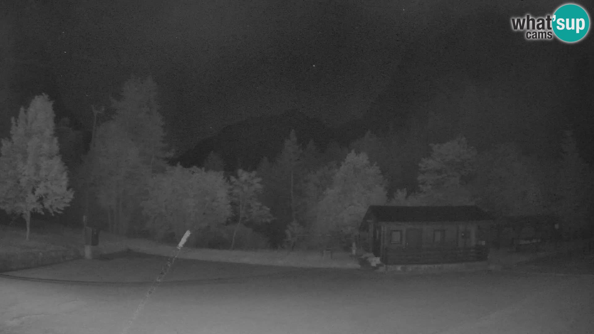 Log pod Mangartom webcam – Vista su Jerebica e Rombon – Bovec – Slovenia