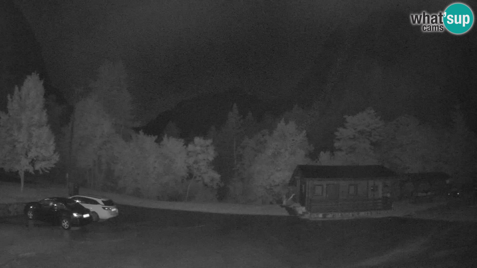 Log pod Mangartom Webcam – Blick auf Jerebica und Rombon – Bovec – Slowenien