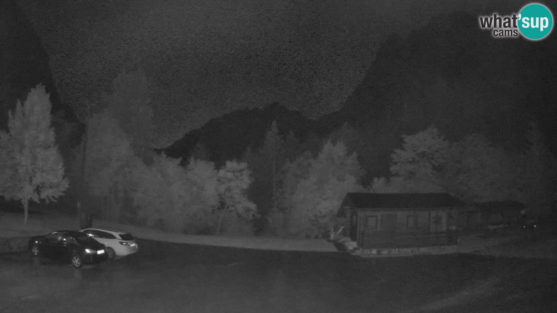 Log pod Mangartom webcam – View to Jerebica and Rombon – Bovec – Slovenia