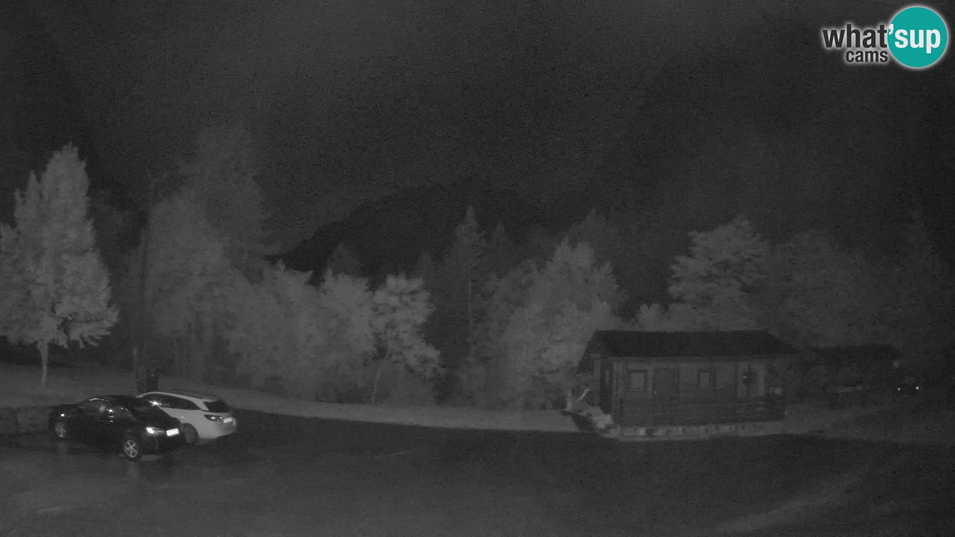 Log pod Mangartom webcam – Vue sur Jerebica et Rombon – Bovec – Slovénie