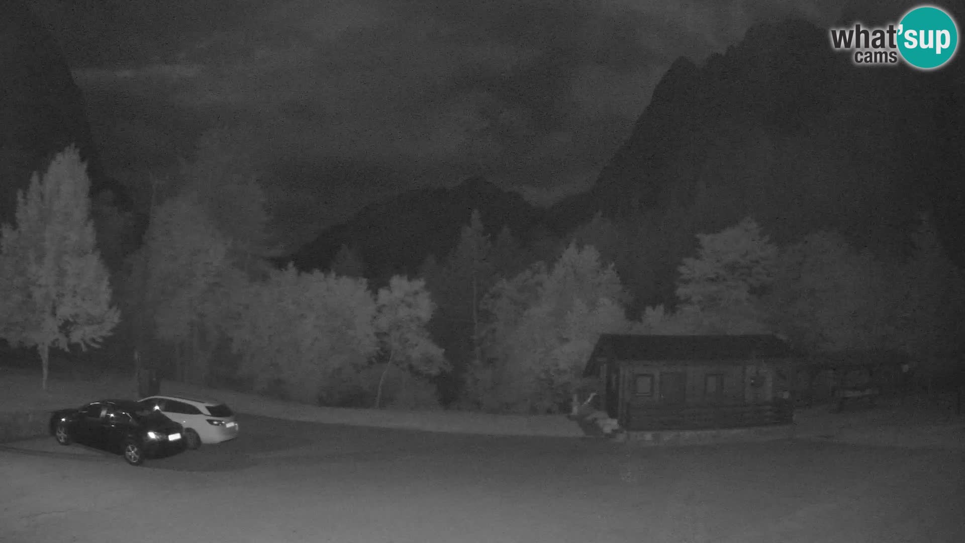 Log pod Mangartom webcam – View to Jerebica and Rombon – Bovec – Slovenia