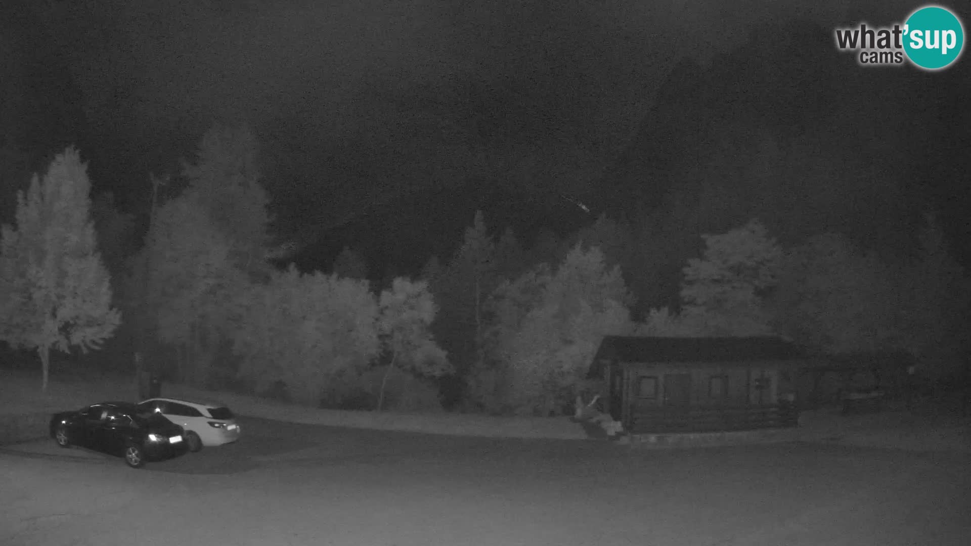 Log pod Mangartom webcam – Vista su Jerebica e Rombon – Bovec – Slovenia