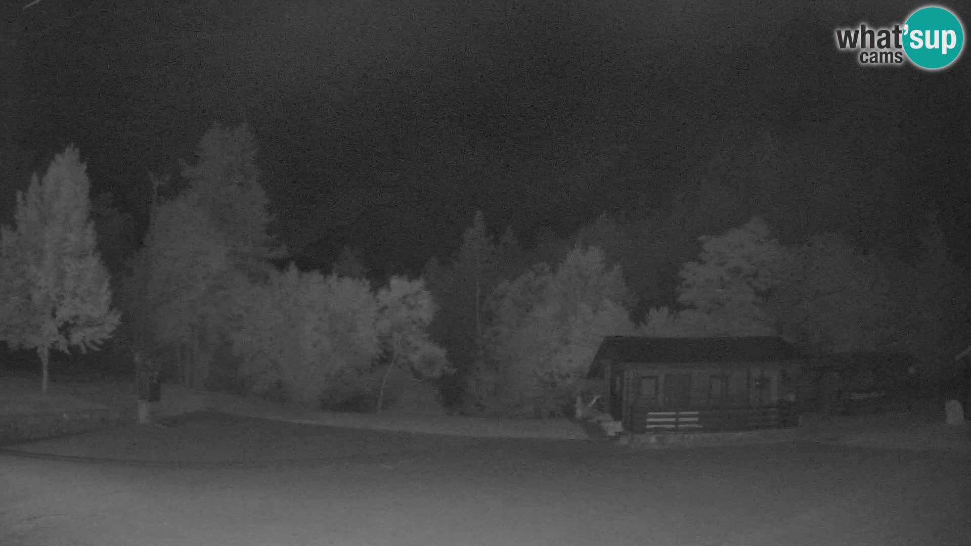 Spletna kamera Log pod Mangartom – Pogled na Jerebico in Rombon – Bovec – Slovenija