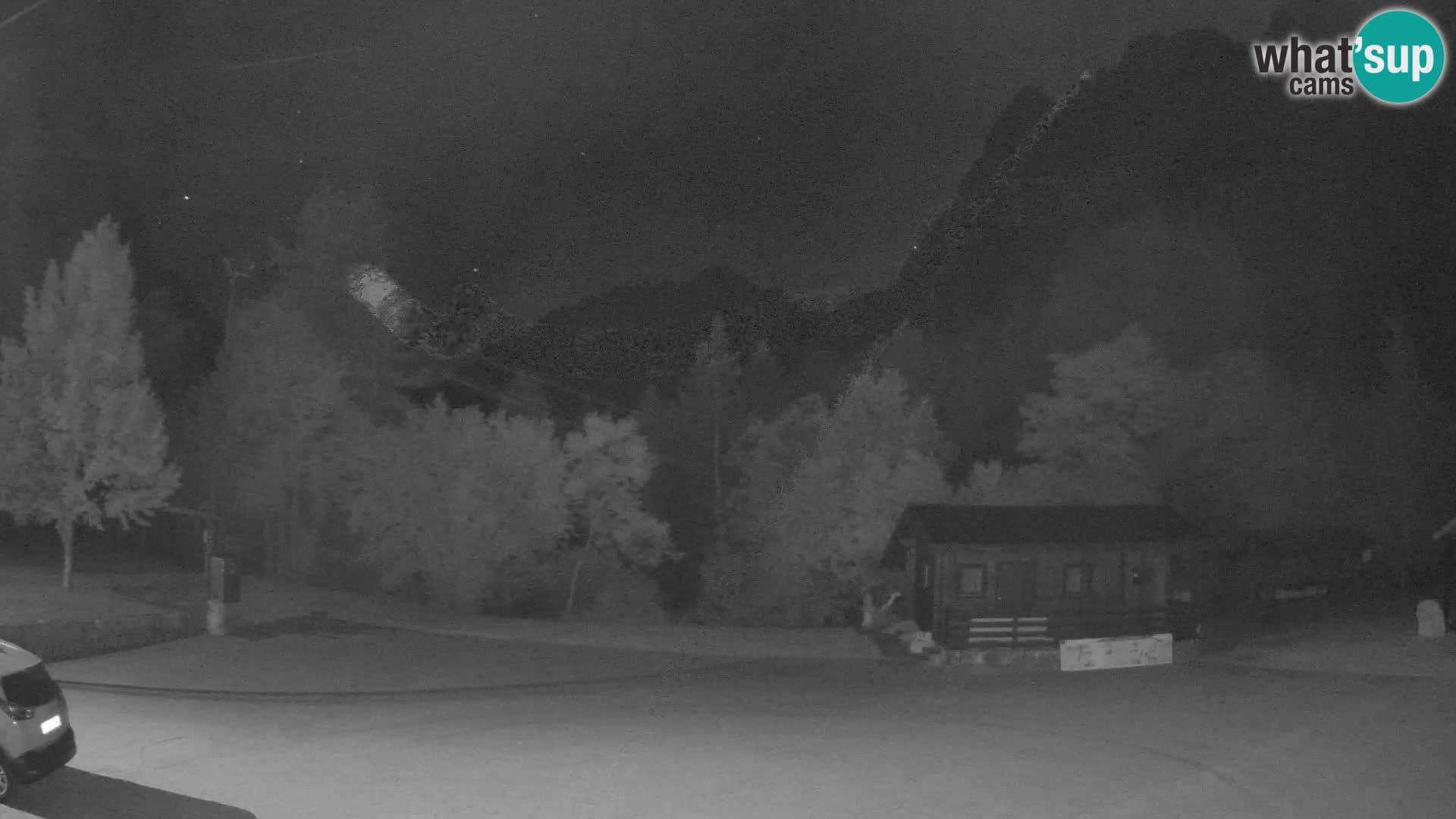 Spletna kamera Log pod Mangartom – Pogled na Jerebico in Rombon – Bovec – Slovenija