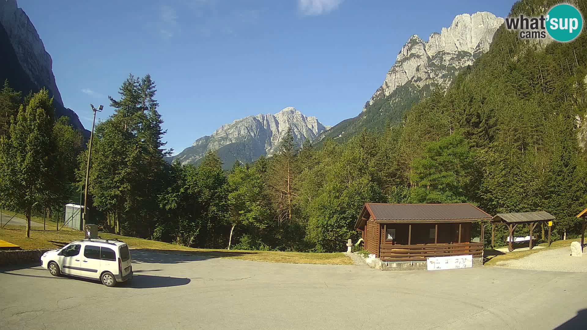 Cámara web Log pod Mangartom – Vista a Jerebica y Rombon – Bovec – Eslovenia